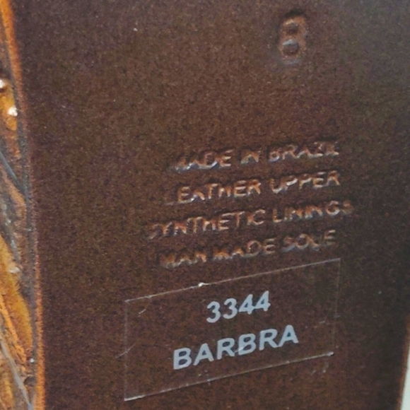 Vintage Diba Barbra Heels Turquoise Strappy Brazilian Leather Woven Design US 8 - Picture 12 of 15